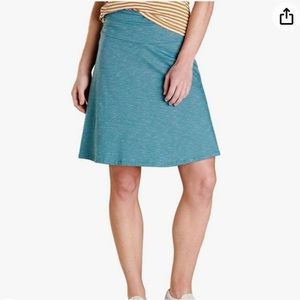 Women's Toad & Co Chaka skirt in Hydra blue M